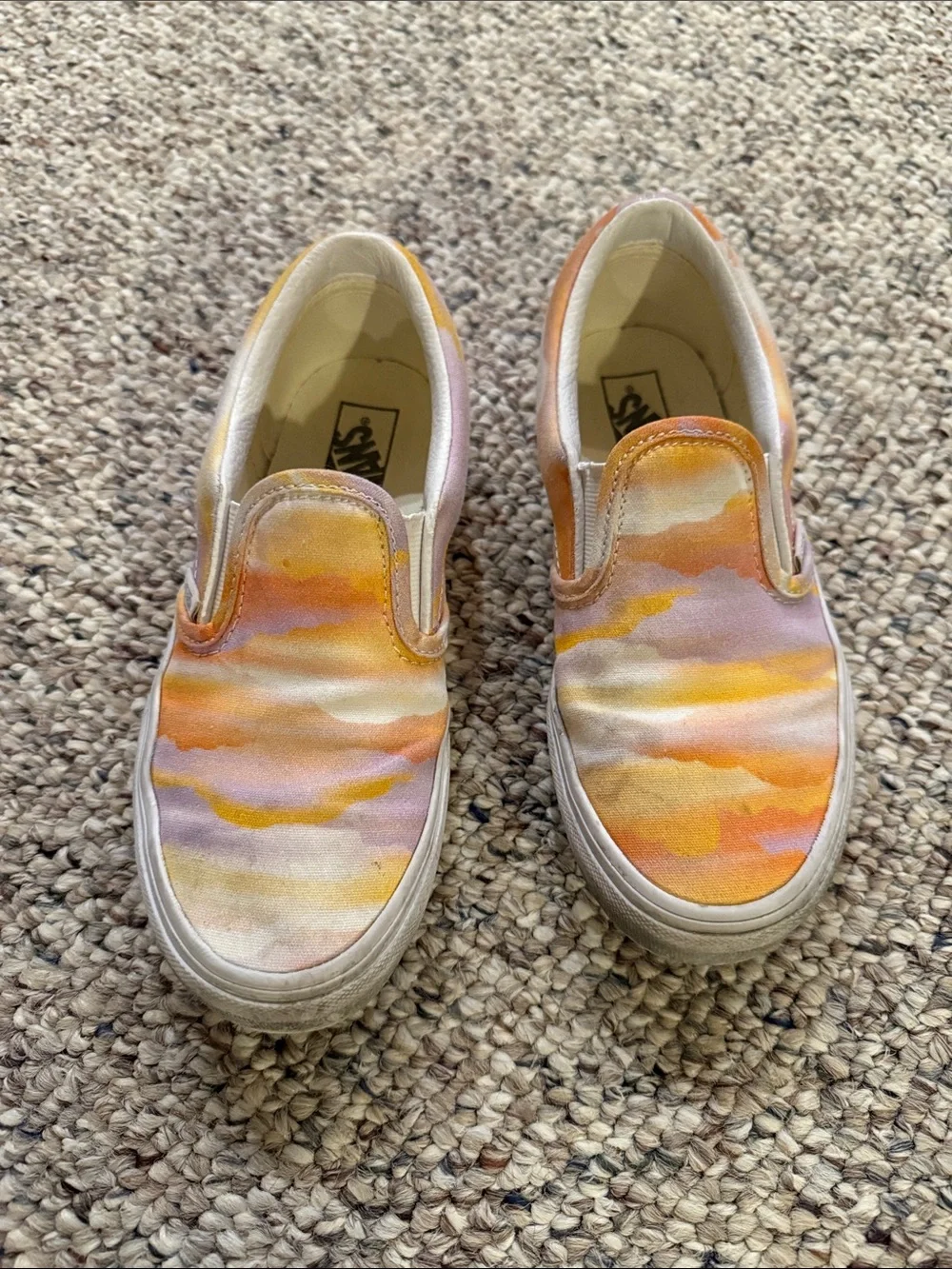 Vans sunset slip on girl size 2.5